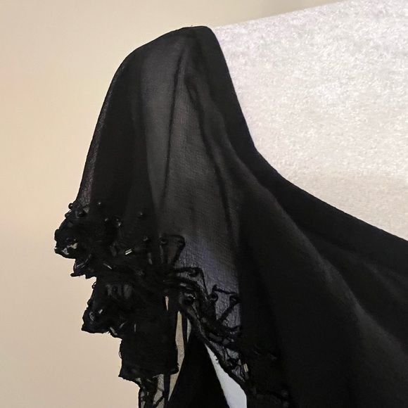 Ruffle Beaded blouse - Picture 4 of 6